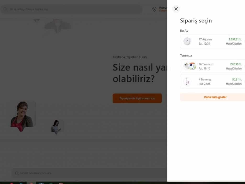 Alışveriş siteleri müşteri hizmetlerine bağlanma