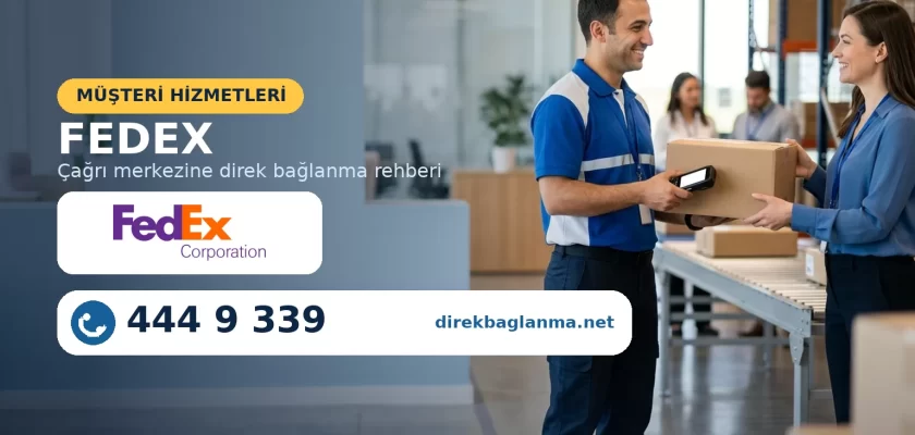 FedEx müşteri hizmetleri gümrük takibi numarası
