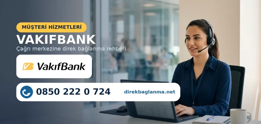VakıfBank müşteri hizmetleri direk bağlanma numarası